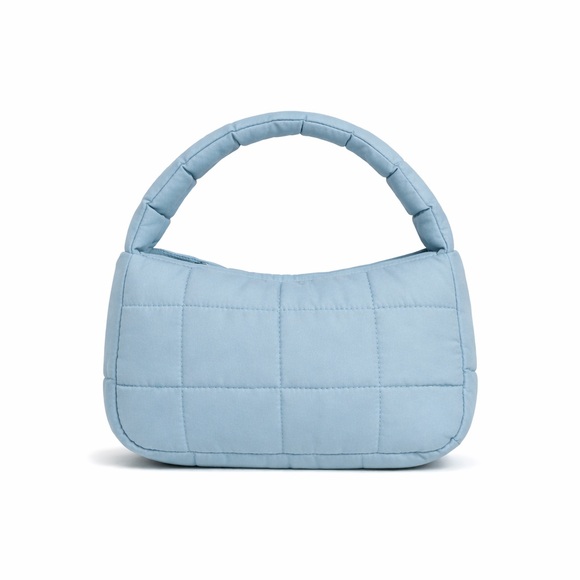 happy beauty company Handbags - NWT Small Quilted Blue Purse/handbag